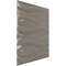Ekena Millwork 19 5/8in. W x 19 5/8in. H Swell EnduraWall Decorative 3D Wall Panel Covers 2.67 Sq. Ft. WP20X20SSBCR - alternate 5